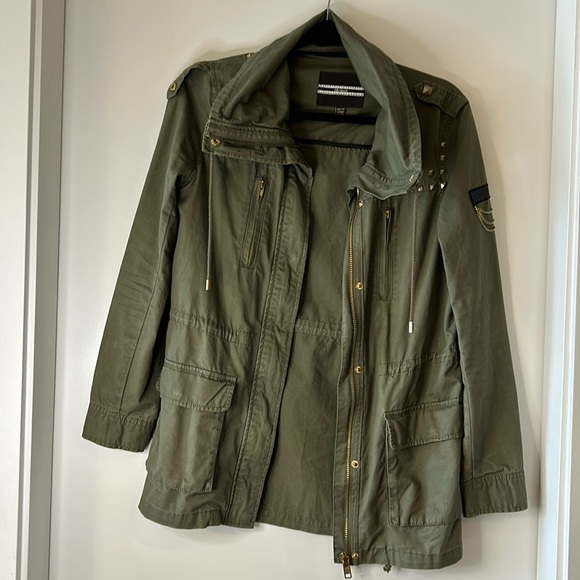 Army Green Worker Jacket - Picture 1 of 3
